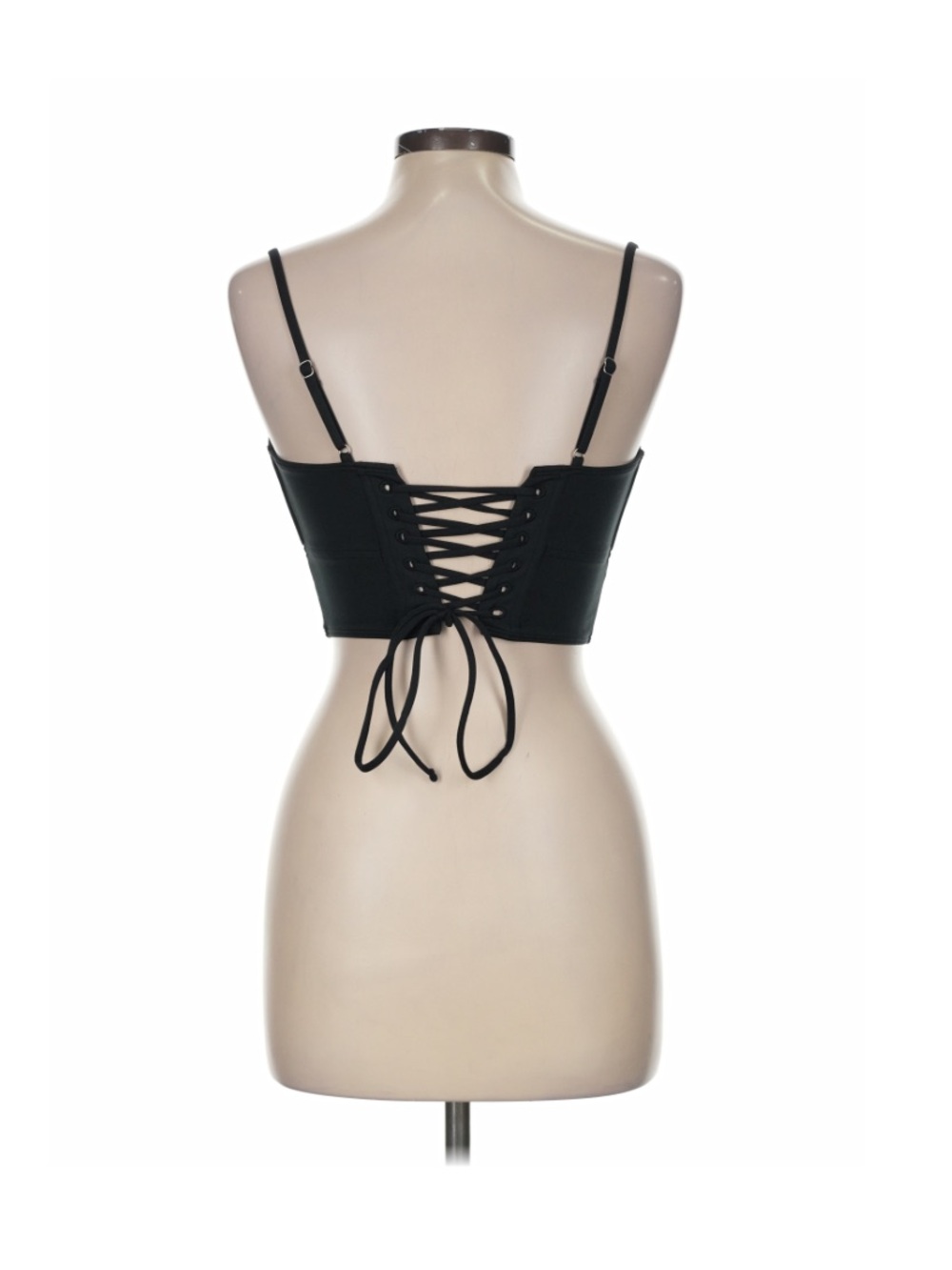 Gilly Hicks Recharge Corset Top BLACK M